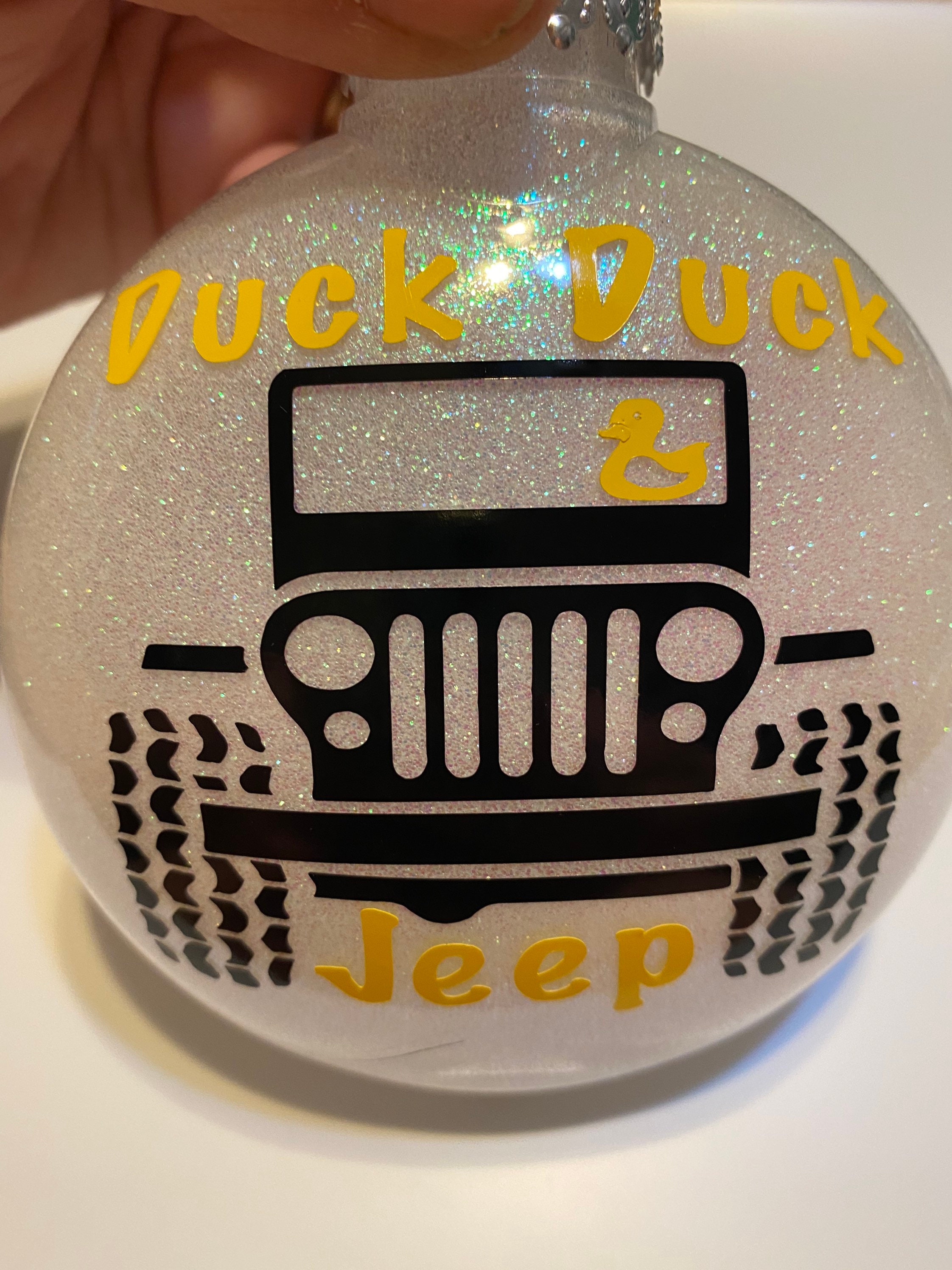 Duck Duck Jeep Christmas Ornament Etsy