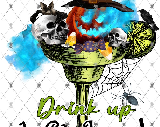 Drink Up Witches, Cocktail, Margarita, spooky Halloween, digital download, png file, fall design, shirt design, welcome sign,  png