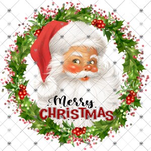 Merry Christmas, Retro Santa Claus, Digital Download, Shirt Design, Door sign Png, digital download, png file