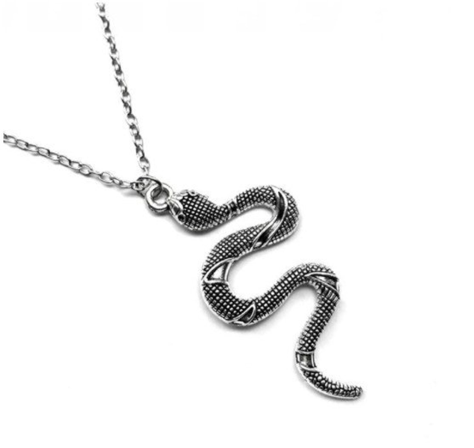 Snake necklace Serpent necklace Snake Shape Necklace Gold | Etsy