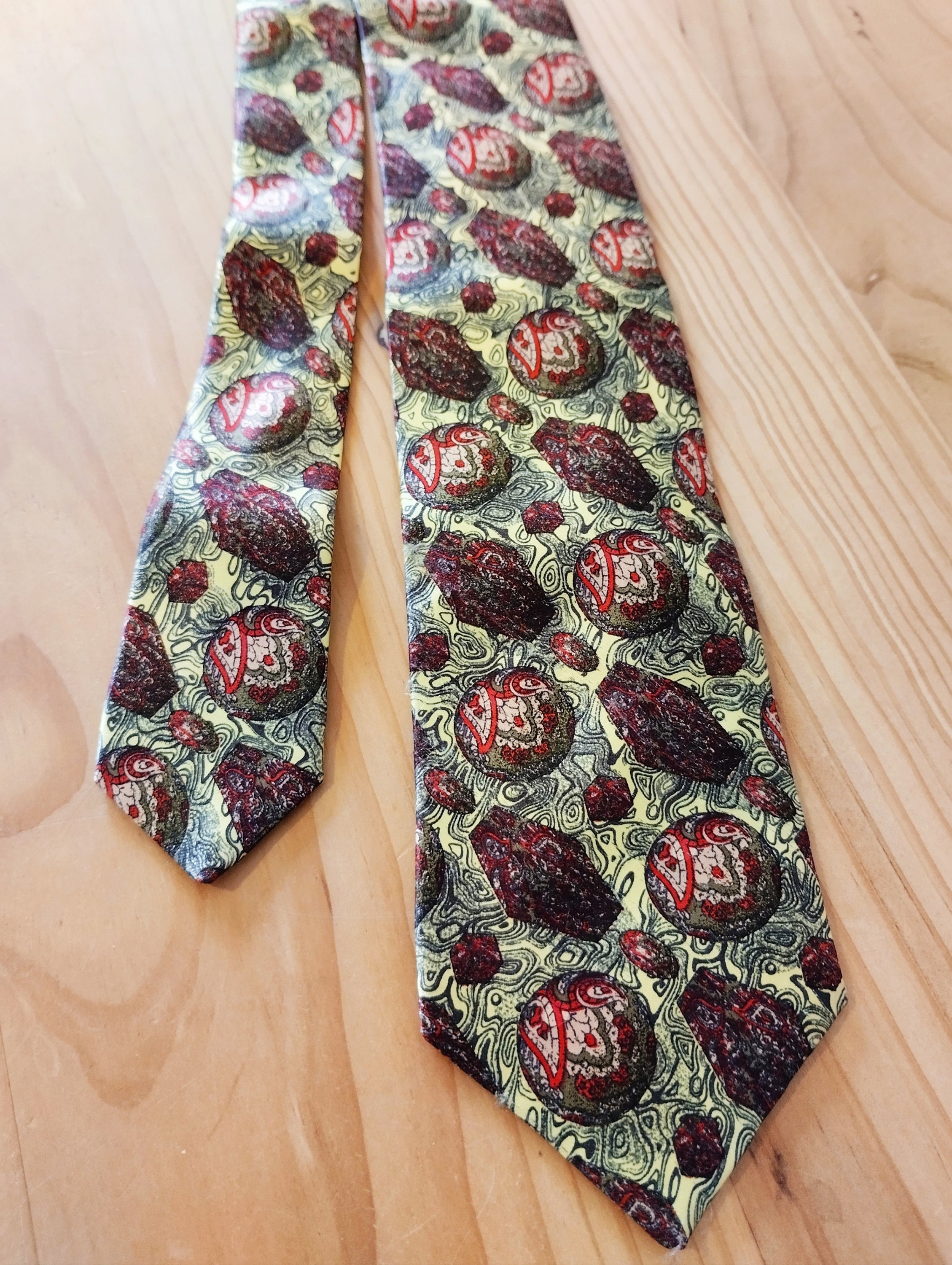 Super Rare Vintage Jean Paul Gaultier Silk Necktie. Awesome