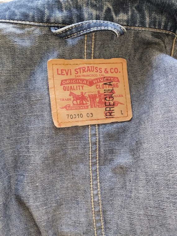 NWT LEVI'S Belted Denim Chore Jacket