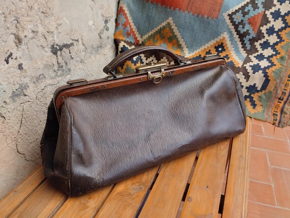 Awesome Vintage 1930s French Doctors Bag/gladstone Bag - Etsy UK