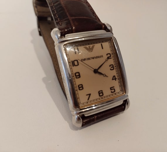 Emporio armani tank clearance watch
