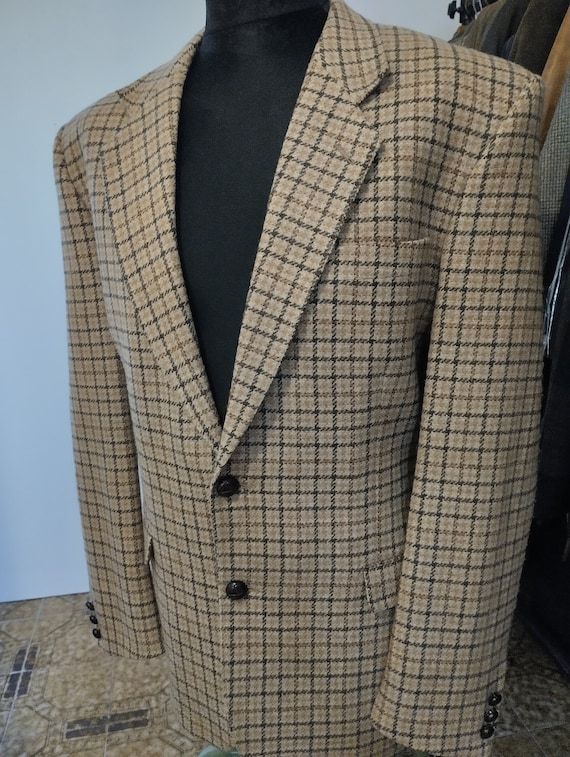 Chanel Blue Tweed Jacket With Four Front Flap Pockets 50 EU