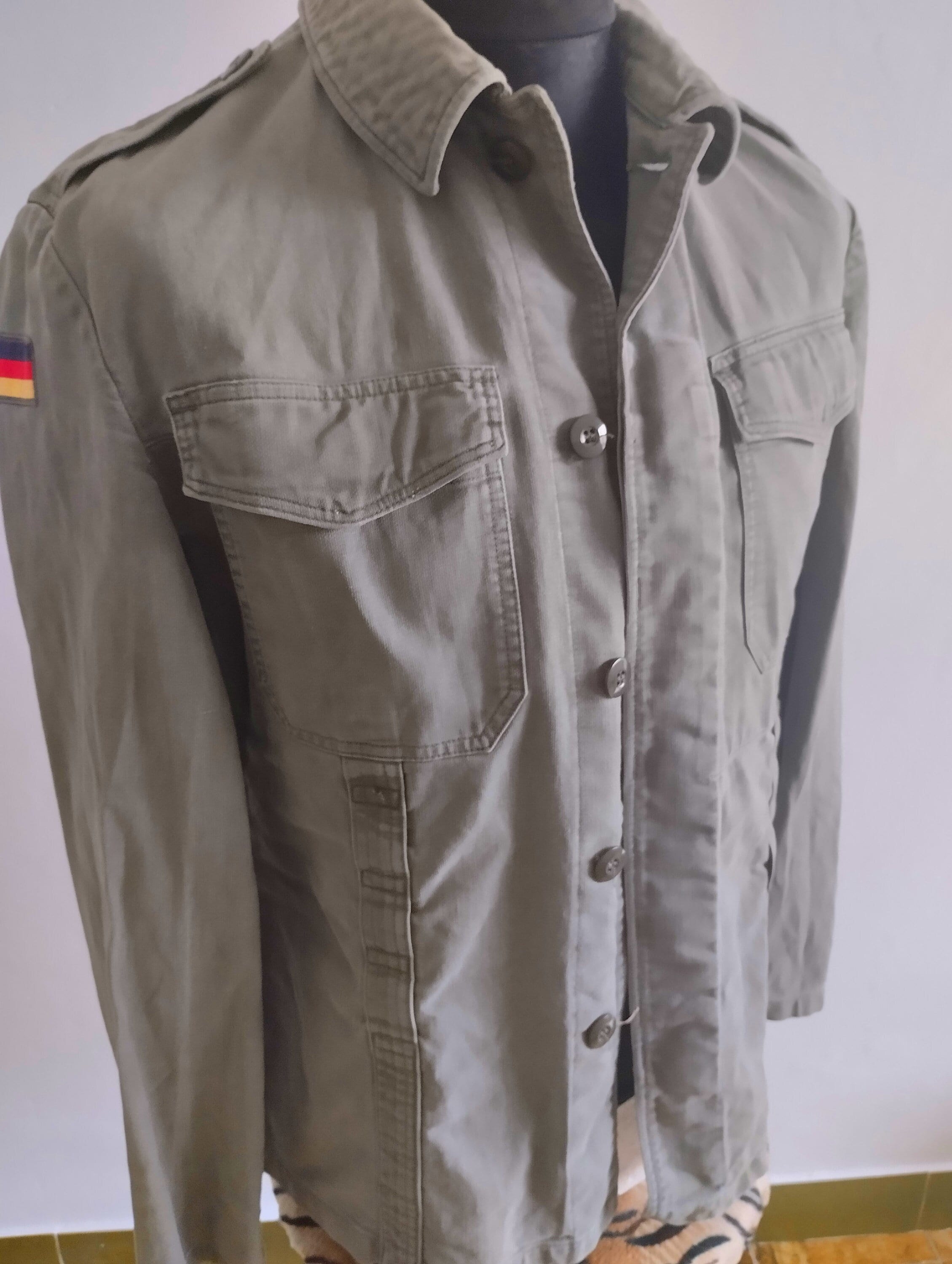 Veste militaire allemande 2025 moleskine