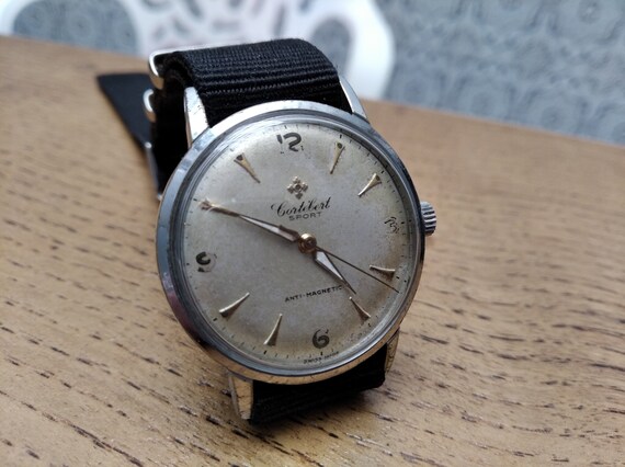Superb Vintage CORTEBERT Sport 'Grand PRIX' Horloge | Etsy Nederland