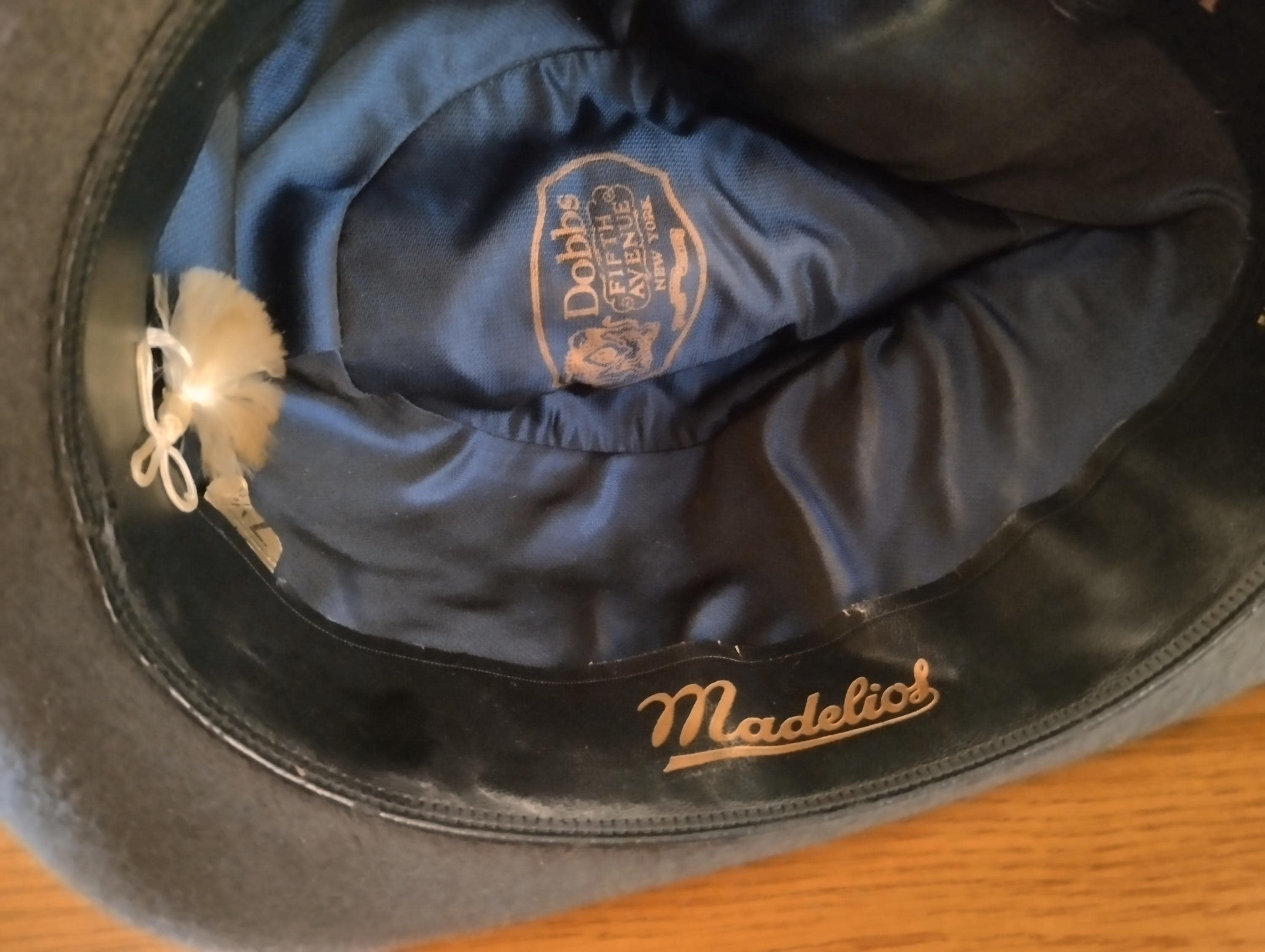 高級モデル! 50's DOBBS 57CM WESTWARD FIFTEEN Vintage Dobbs Fifth Avenue, Short Brim 'dobbs Fifteen' Fedora