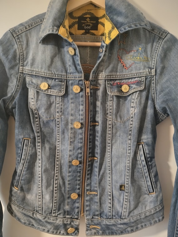Awesome Vivienne Westwood X Lee denim jacket..Sz … - image 1