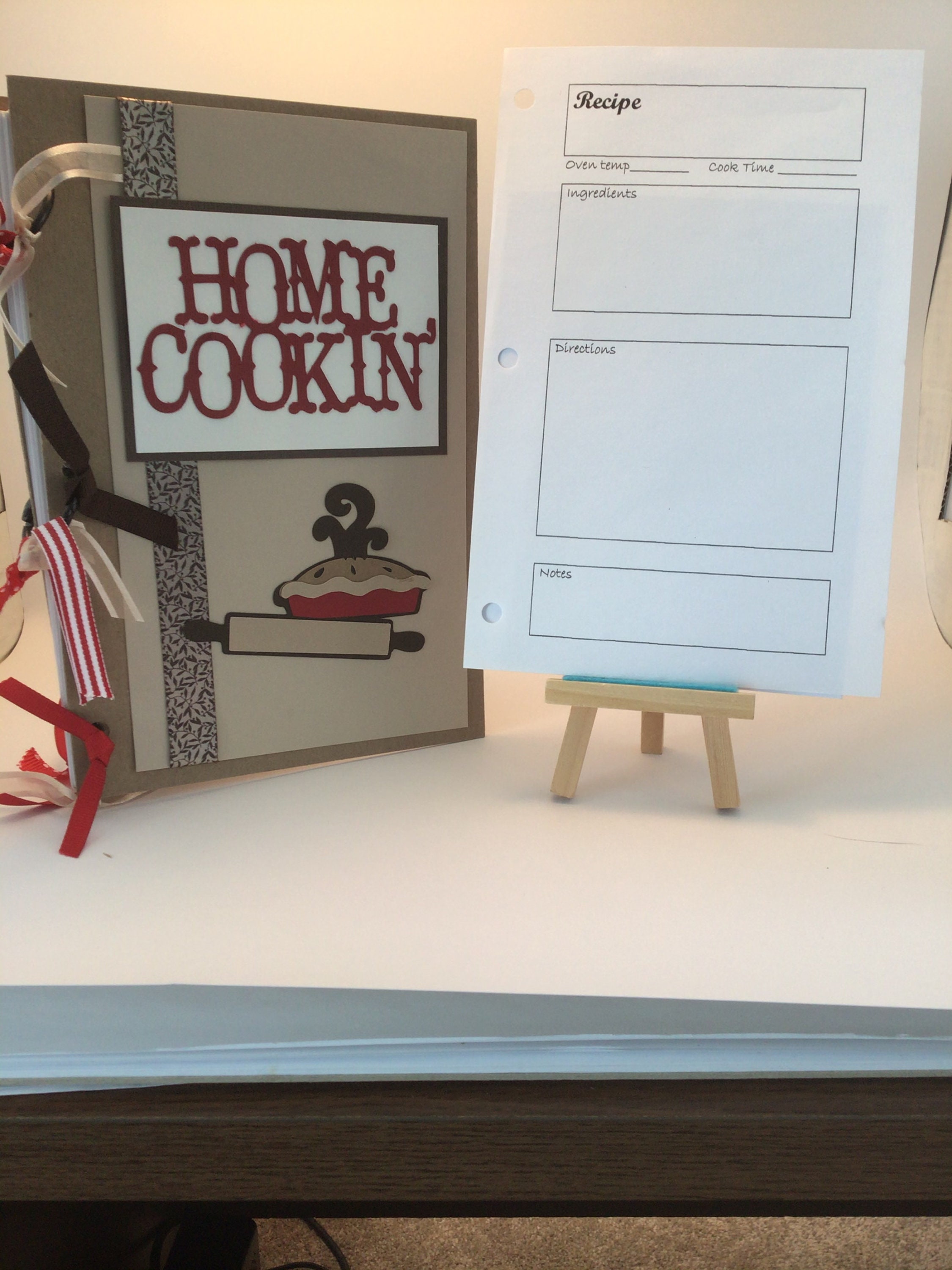 Recipe Book With Replaceable Sheets to Save or Share Favorite Family ...