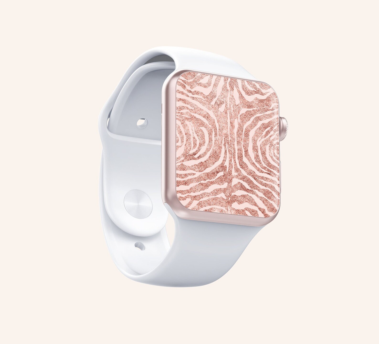 Apple Watch Face Rose Gold Pink Wallpaper Aesthetic iWatch | Etsy