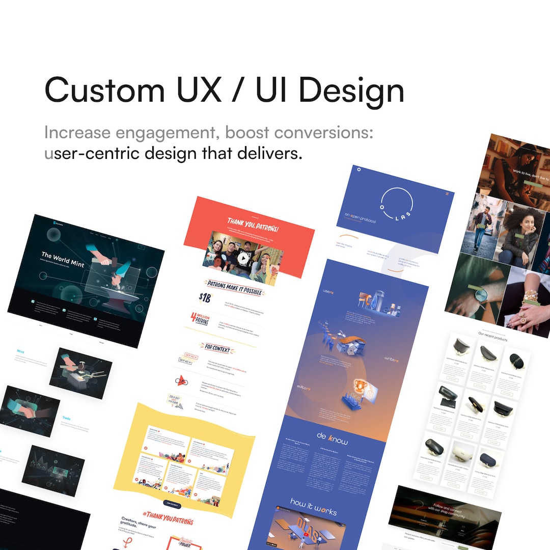 Custom UX / UI Design With Seamless User Experience UI Designer Ux ...