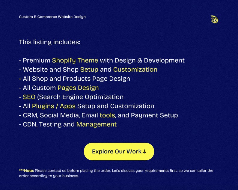 Custom Shopify Website Design & Development – Built for Sales, Designed ...