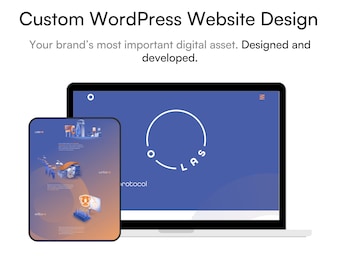 Custom WordPress Website Design and Development with great UX, UI and SEO