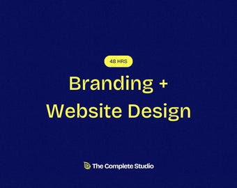 48 Hrs Custom Branding + Website Design