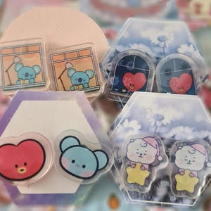 BT21 Stud Earrings!