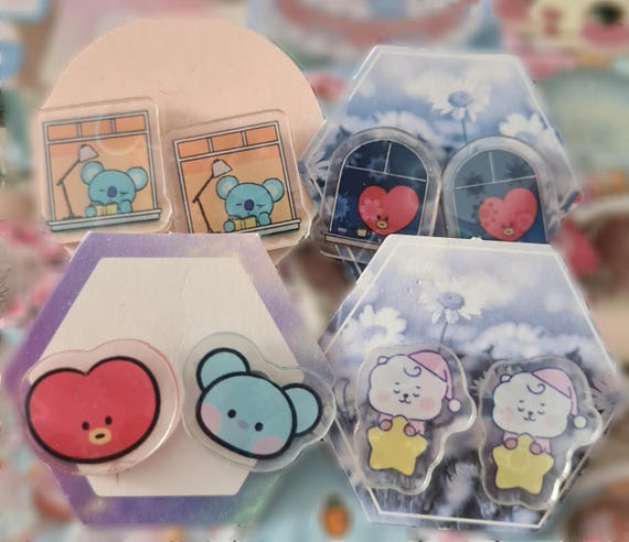 BT21 Stud Earrings!