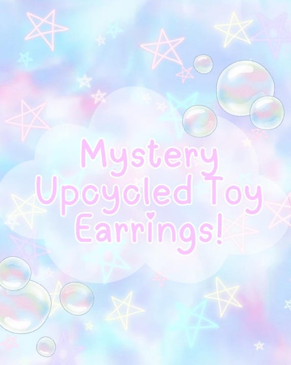 Mystery Toycore / Upcycled Toy Earrings!