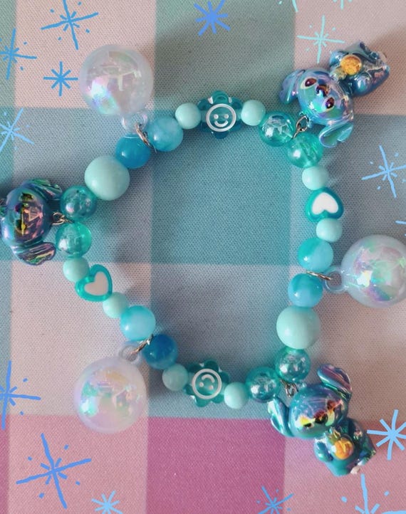 Stitch Beaded Charm Bracelet!