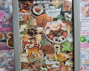 Juminocore Kitsch 4×6 Collage Art in Frame!