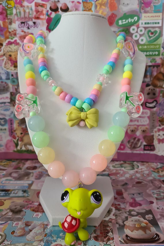 LPS Beaded Necklace - Violet!