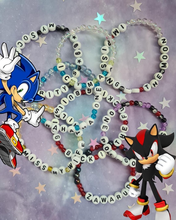 Sonic Snapcube Dub Beaded Bracelets!