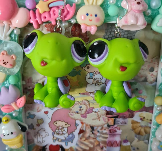 Littlest Pet Shop Turtle Earrings!