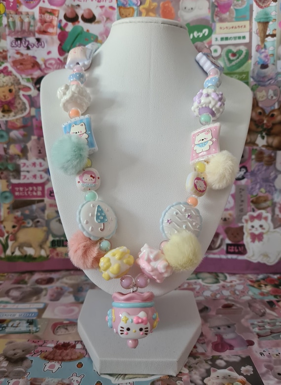 Pastel Rainbow Trinket Necklace!