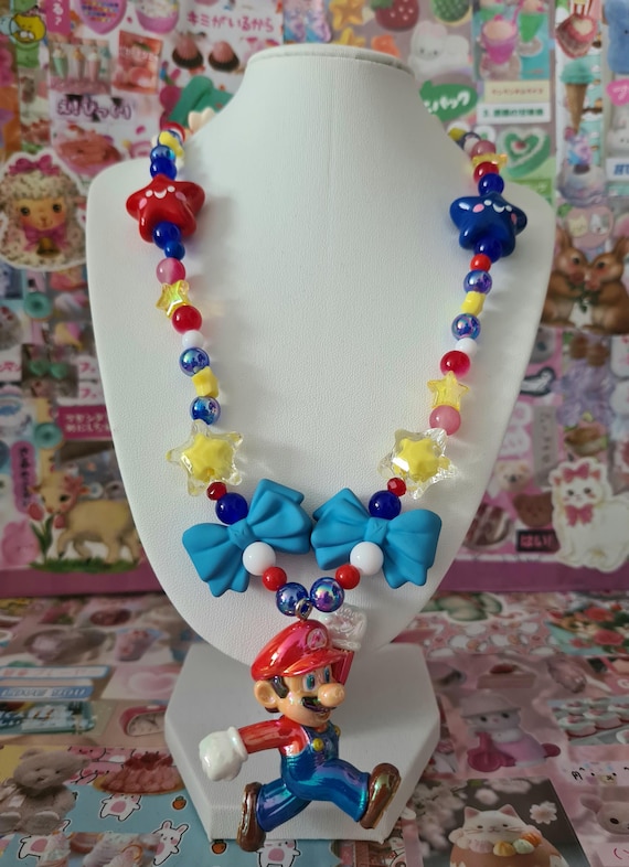 Super Mario Beaded Necklace!