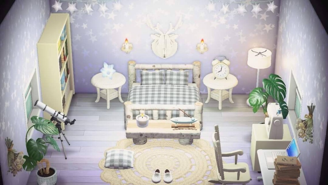 Acnh Starry Bedroom Furniture Set Animal Crossing New Etsy