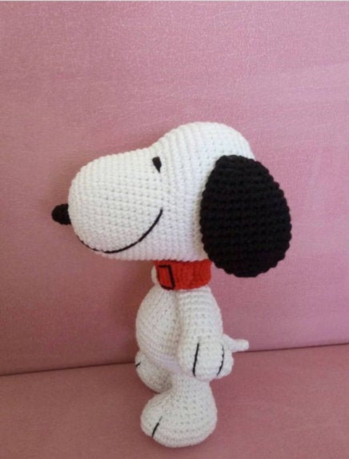 Handmade Amigurumi Snoopy Rope Knitting Cotton Hand Knit Etsy
