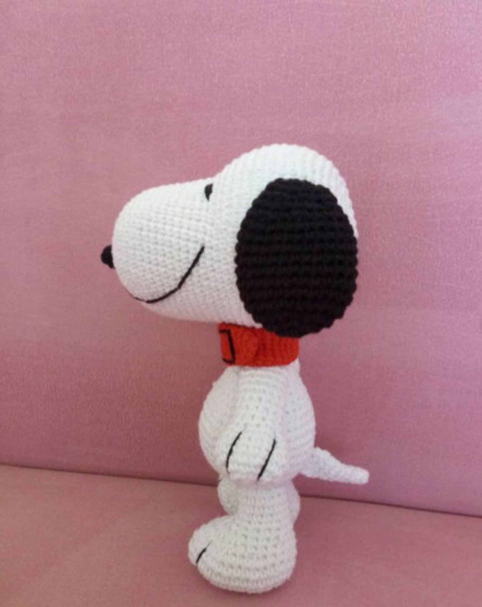 Handmade Amigurumi Snoopy Rope Knitting Cotton Hand Knit Etsy
