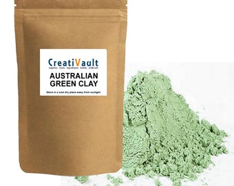 Natural Green clay pure powder for soaps, beauty, skincare, masks, cosmetics