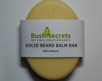 Natural Eco friendly 100% Men's Solid beard balm grooming bar. All scents available, based on essential oils. Amazing blends and aromas.