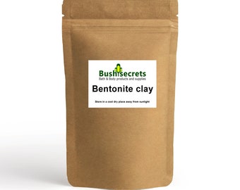 Natural Bentonite clay food grade powder for detox, beauty, skincare, masks, cosmetics