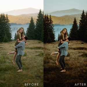 ANALOG Cine Lightroom Mobile & Desktop Preset. Vintage look with premium grain effect. Premium cinematic look for your photos image 3