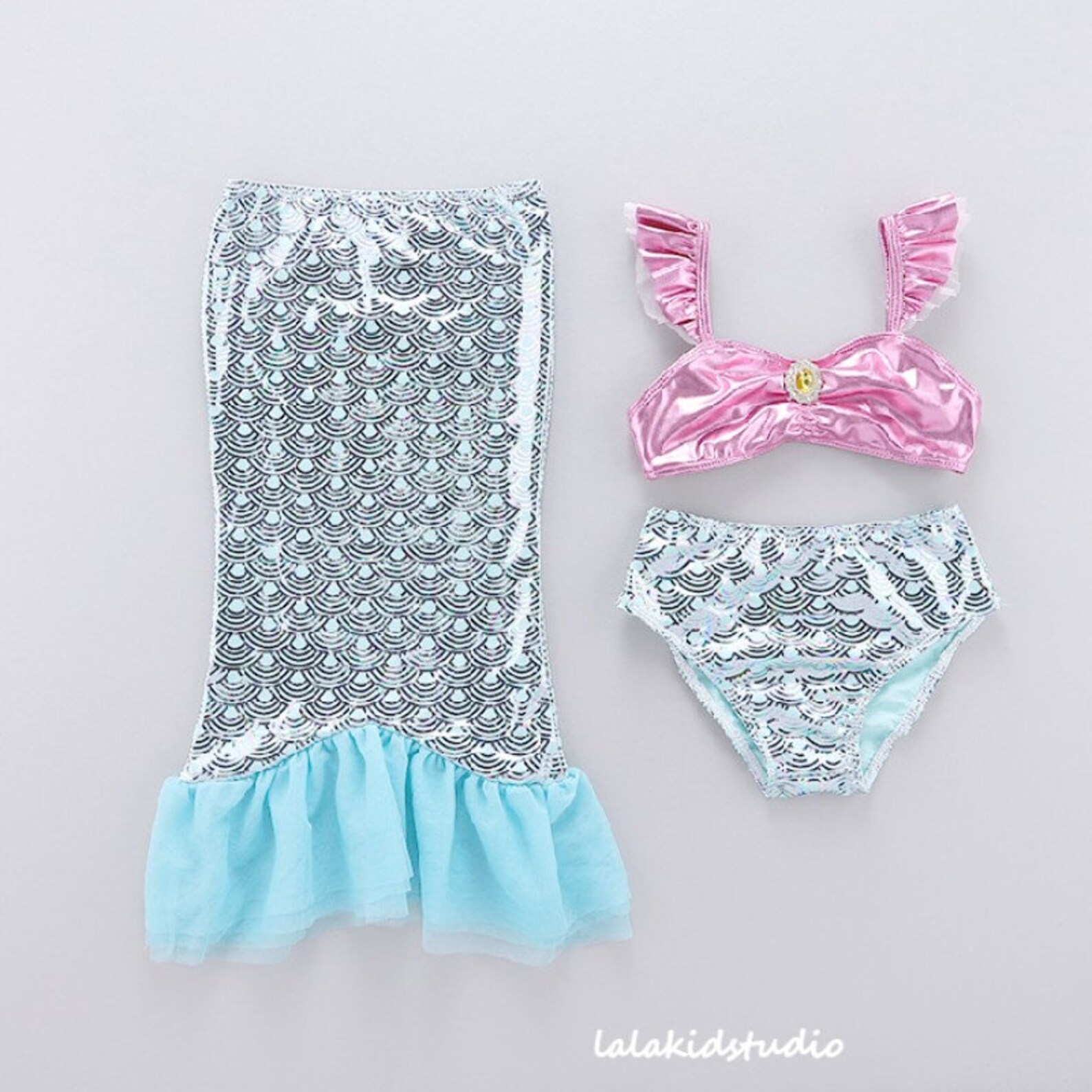 Toddler Mermaid Tail Skirt Swimsuit One Piece Sailor Moon Etsy