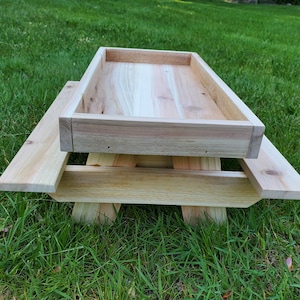 Design and Build Plans for Chicknic Table, Chicken Picnic Table, DIY, Woodworking, Learn, Projects, Kids Clubs, School, Educational