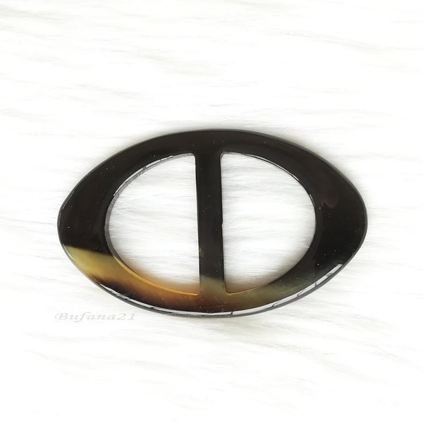 Pretty Buffalo horn scarf ring, Best friend of scarves, Light weight [SR-001]