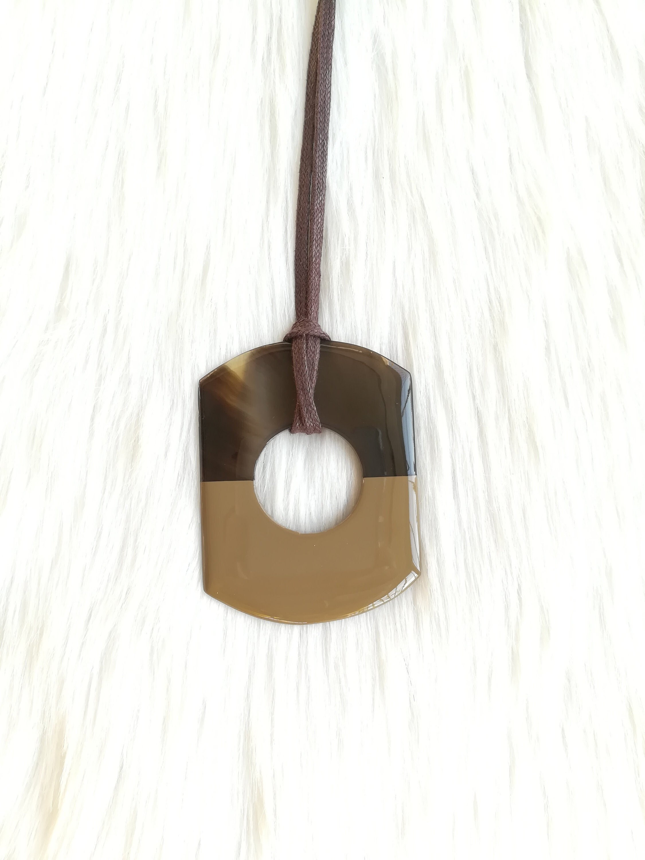 Buffalo Horn Pendant Highly Polishing Pendant Light Weight Etsy