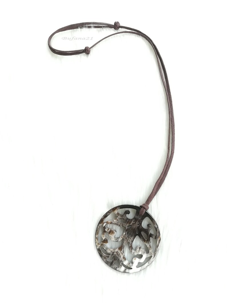 Buffalo Horn Pendant Highly Polishing Pendant Light Weight Adjustable