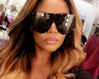 large mirrored sunglasses