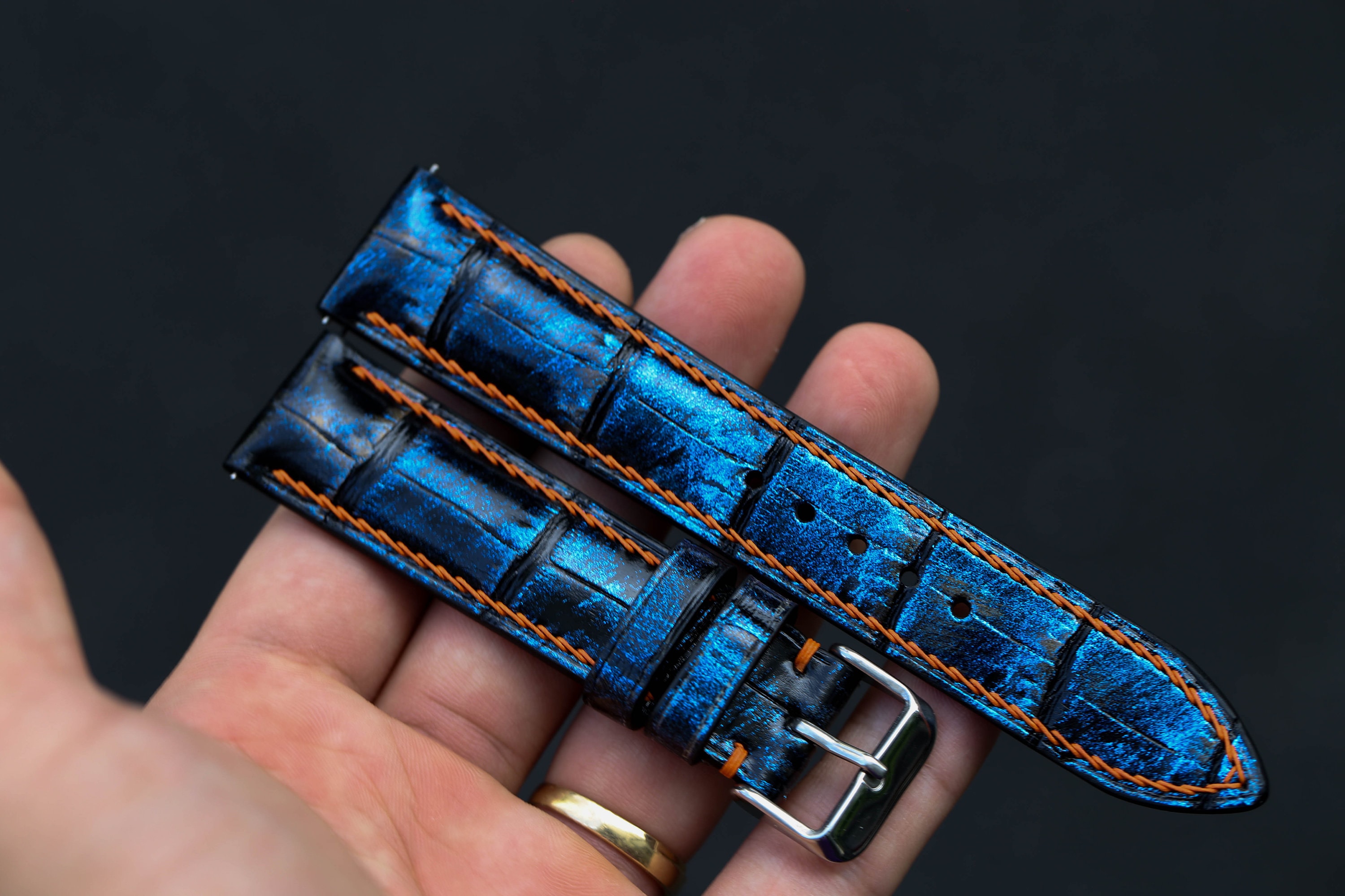 Etsy breitling strap sale