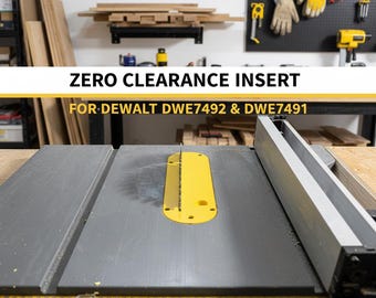 Zero Clearance Insert Dewalt DWE7492 DWE7491 DWE7480 DWE7490 - Etsy