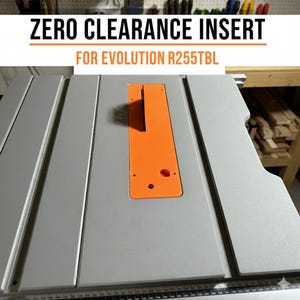 Zero Clearance Insert Evolution R255TBL