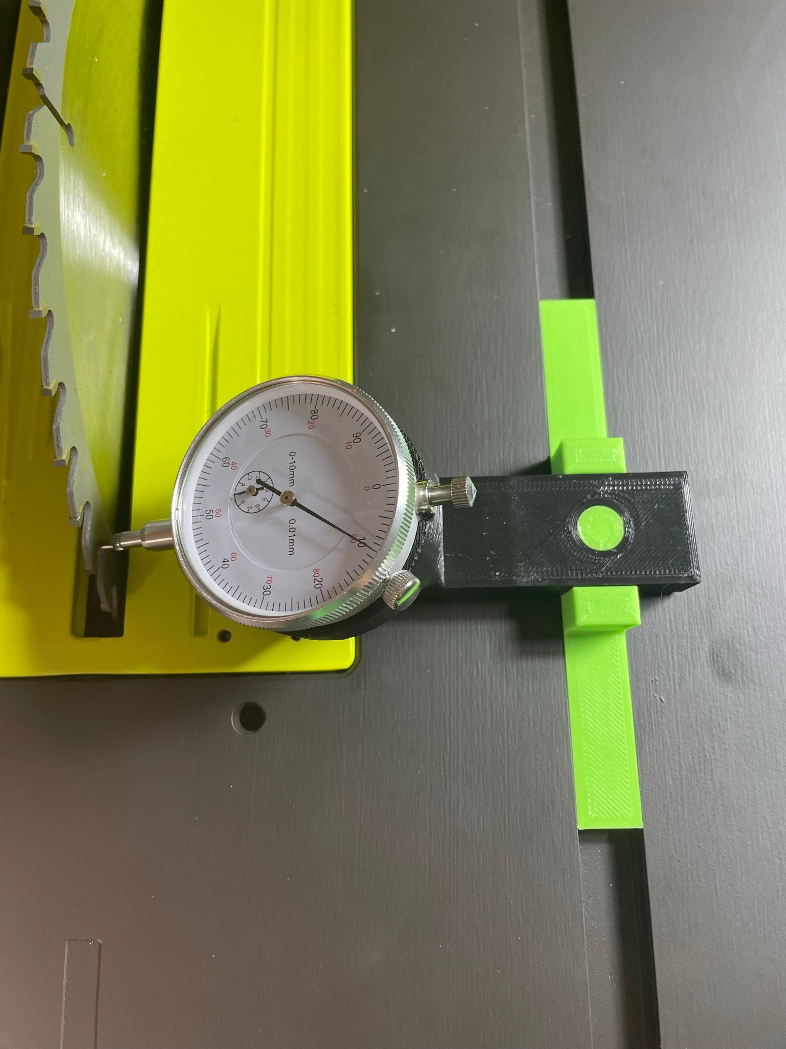 Ryobi RTS1800 Dial indicator jig for Saw and fence adjustment Etsy México
