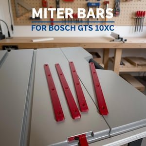 4 Barres de Guidage (miter bars) pour la scie sur table Bosch GTS 10 XC