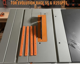 4 Miter Bars for Evolution Rage 5S R255PTS Table Saw