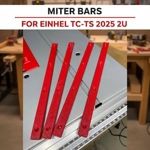 4 barres a onglet (miter bars) pour la scie sur table Einhell TC-TS 2025 2U