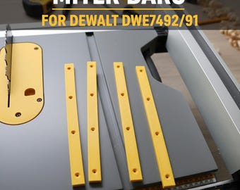 4 miter bars for table saw Dewalt DWE7492,DWE7491, DW745, DWE7480, DWE7499, DWE7490